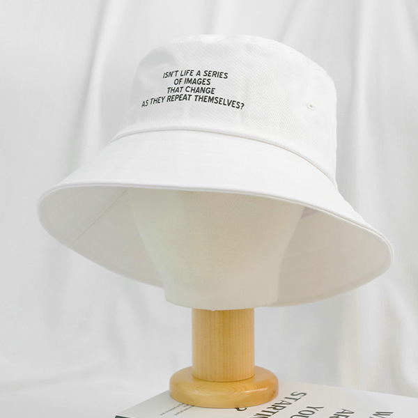 태풍 라벨 벙거지 모자